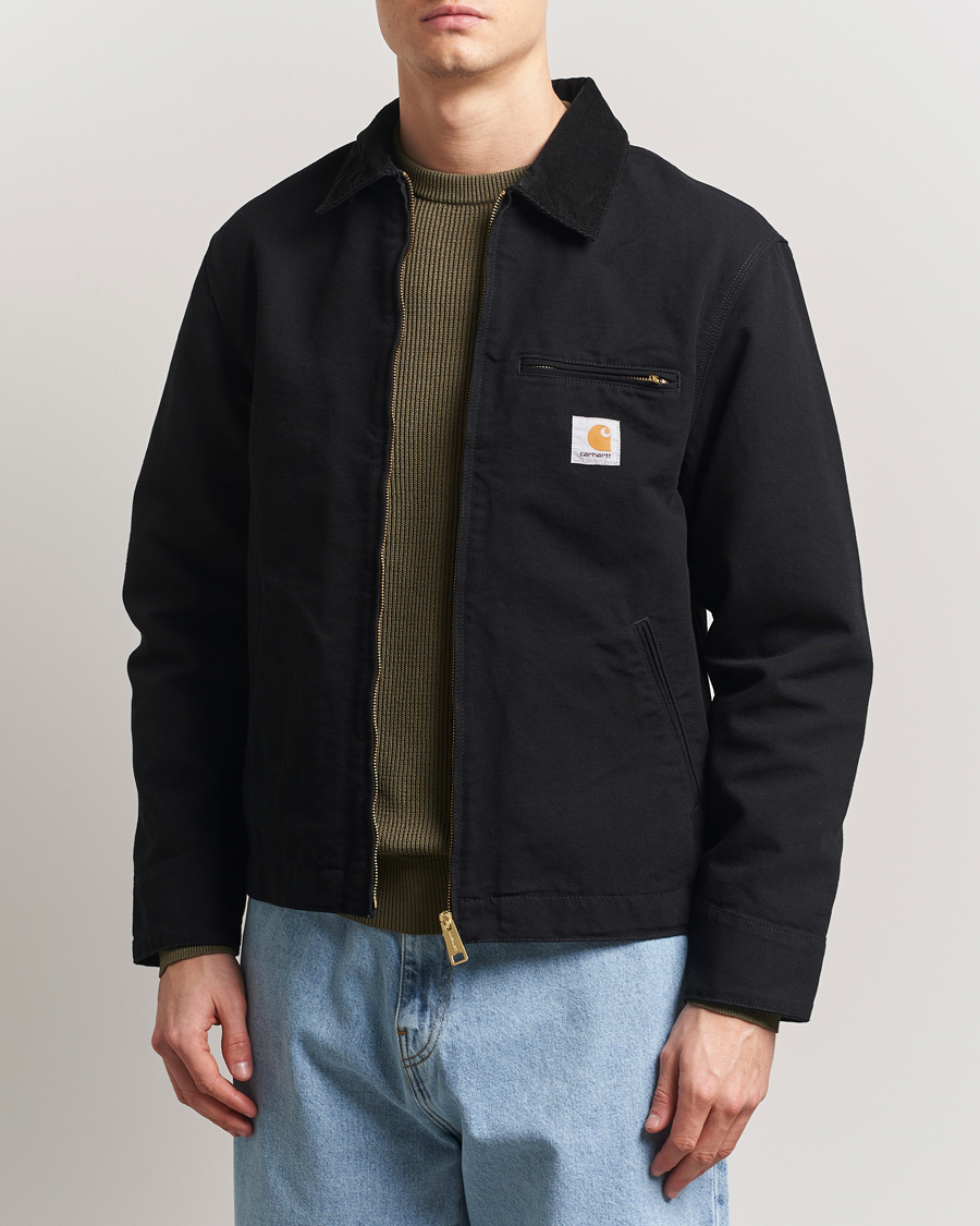 Uomini | Giacche | Carhartt WIP | Detroit Jacket Dearborn Canvas Black
