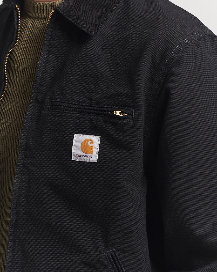Uomini | Giacche | Carhartt WIP | Detroit Jacket Dearborn Canvas Black