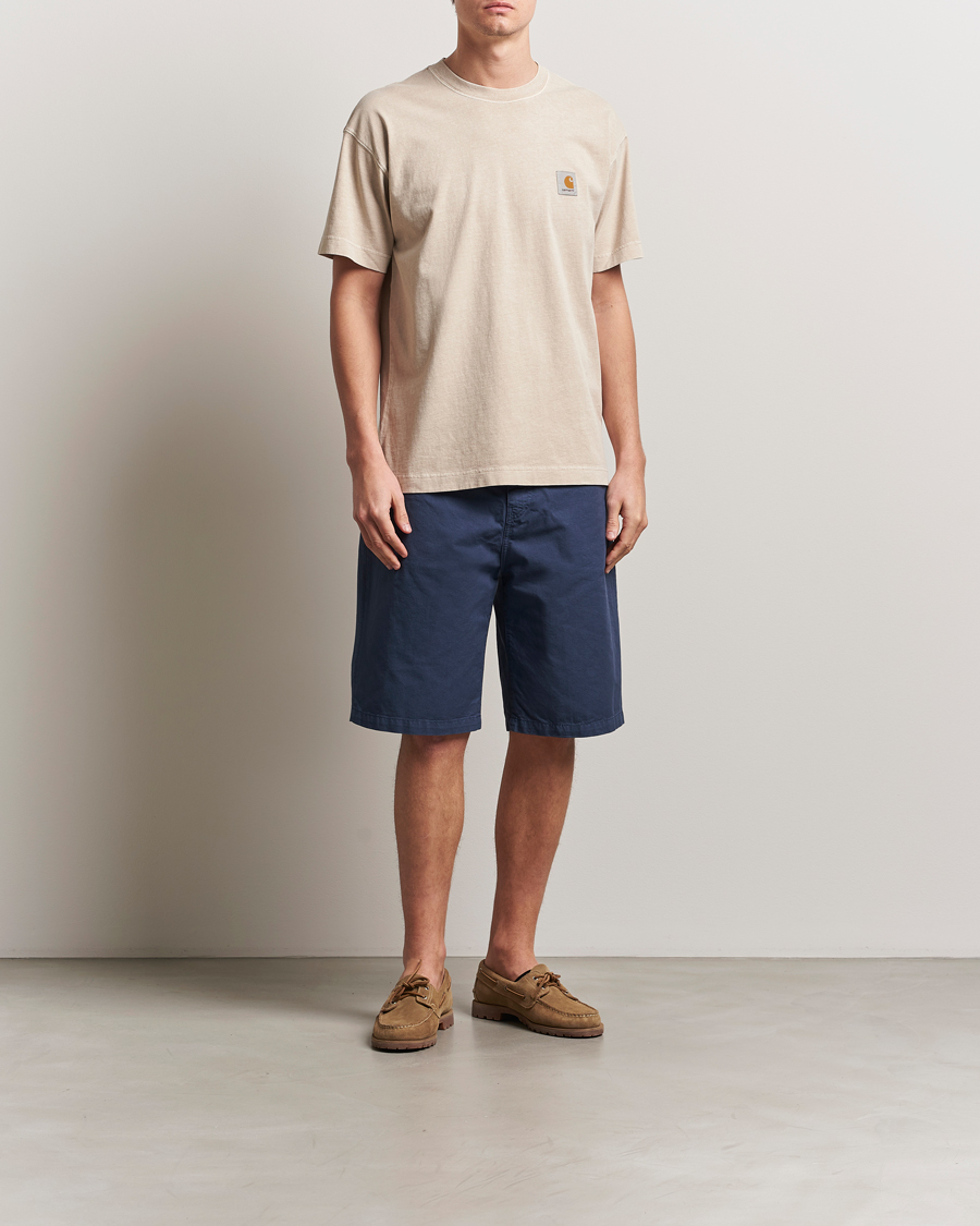Uomini | T-shirt | Carhartt WIP | Nelson Cotton T-Shirt Fleur De Sel
