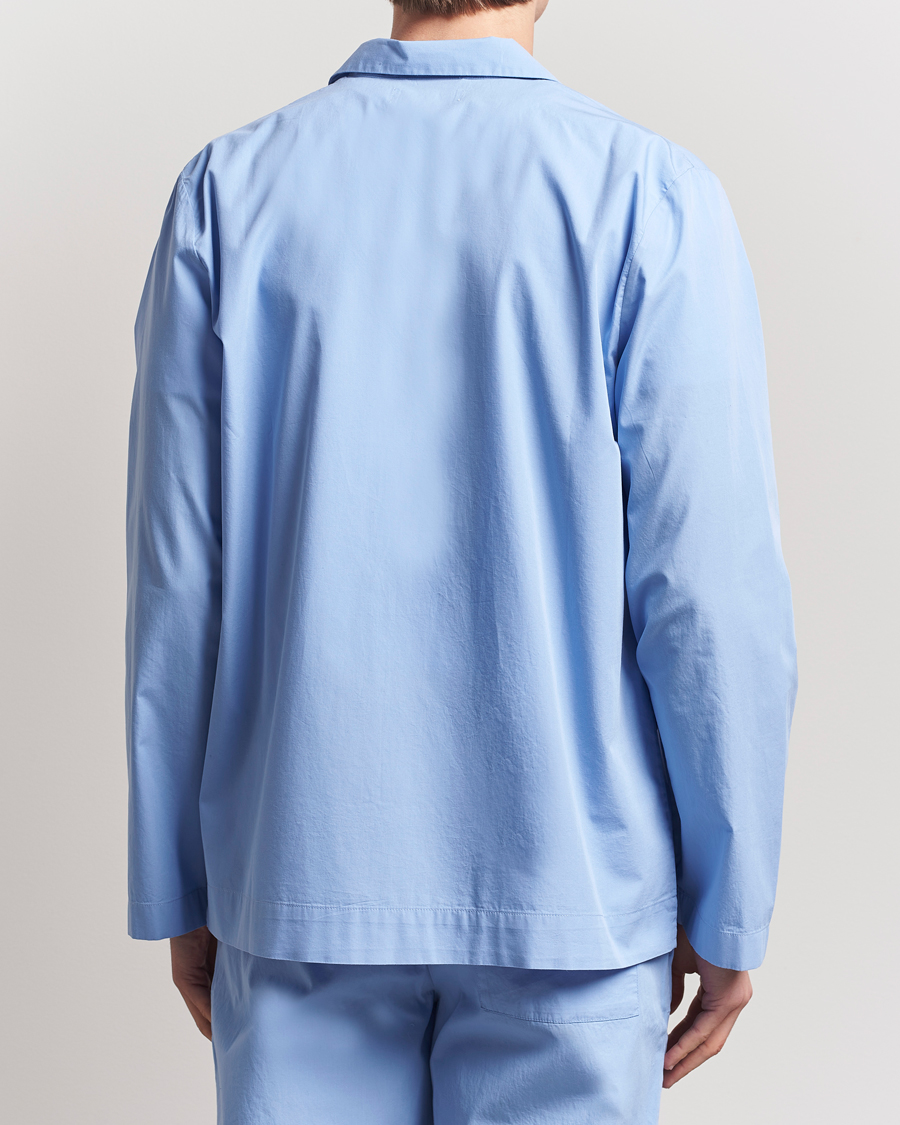 Uomini | Accappatoi & Pigiami | Tekla | Poplin Pyjama Shirt Cornflower Blue