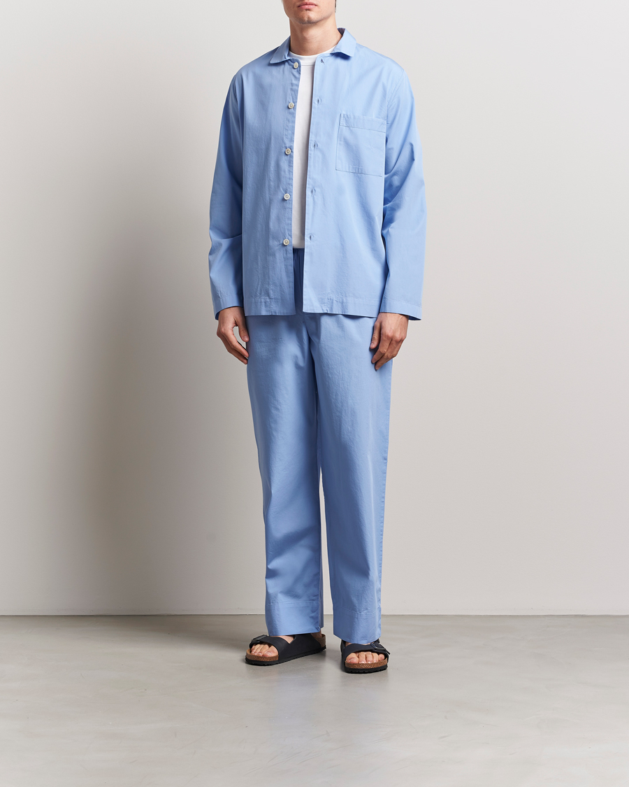 Uomini | Accappatoi & Pigiami | Tekla | Poplin Pyjama Pants Cornflower Blue