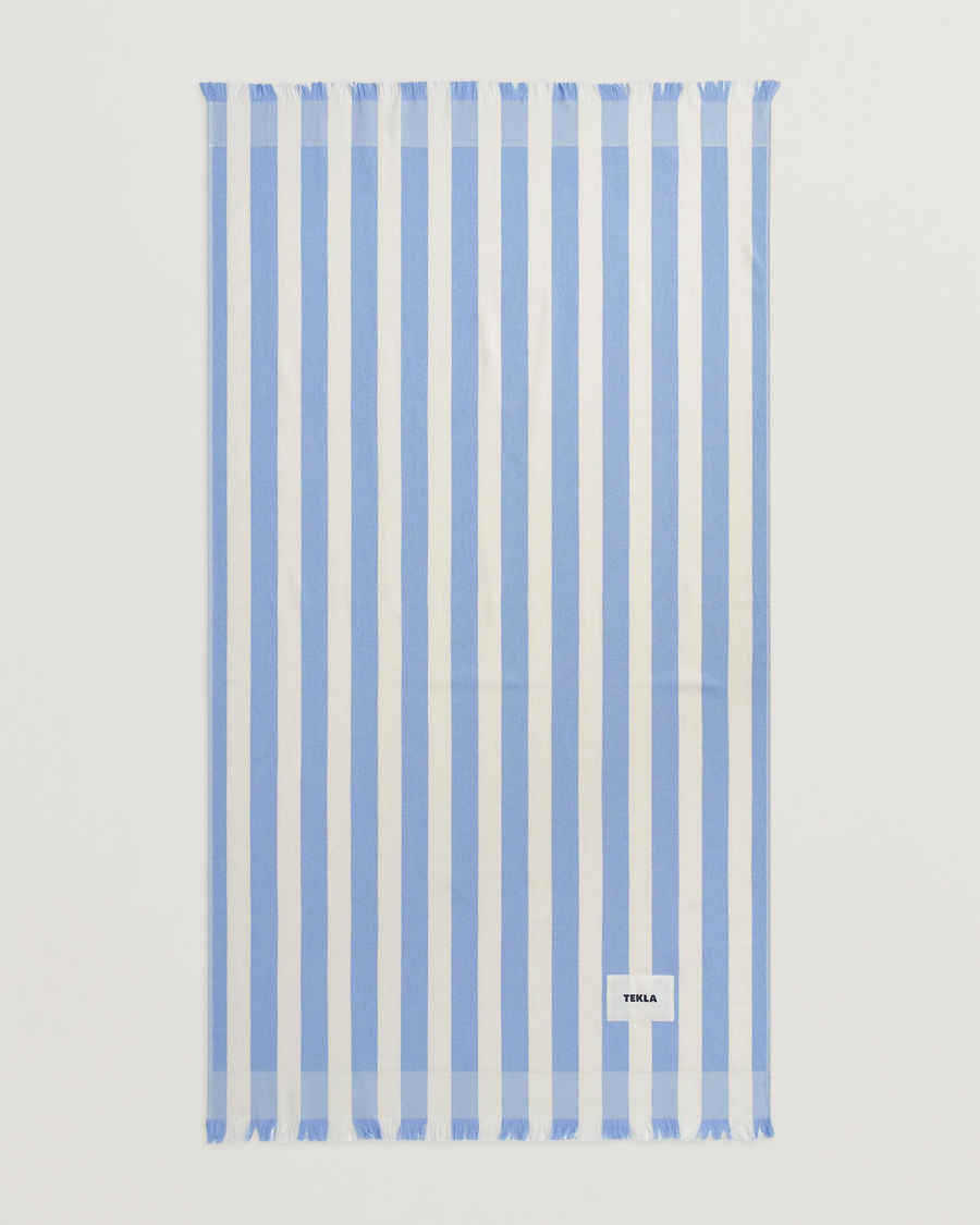 Uomini | Tessuti | Tekla | TeklaOrganic Terry Beach TowelMoro Stripes