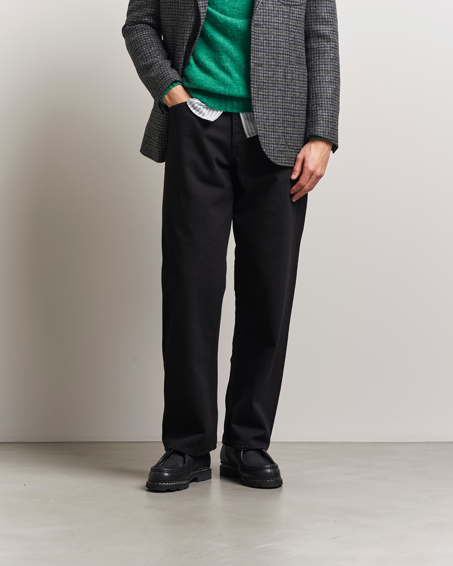 Uomini | Jeans | Sunflower | Loose Jeans Black Rinse