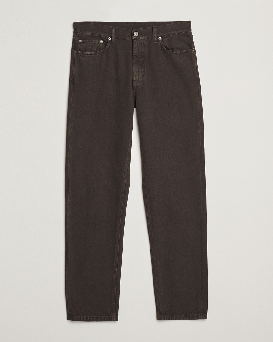 Uomini | Pantaloni | Zegna | 5-Pocket Marbled Denim Pants Brown