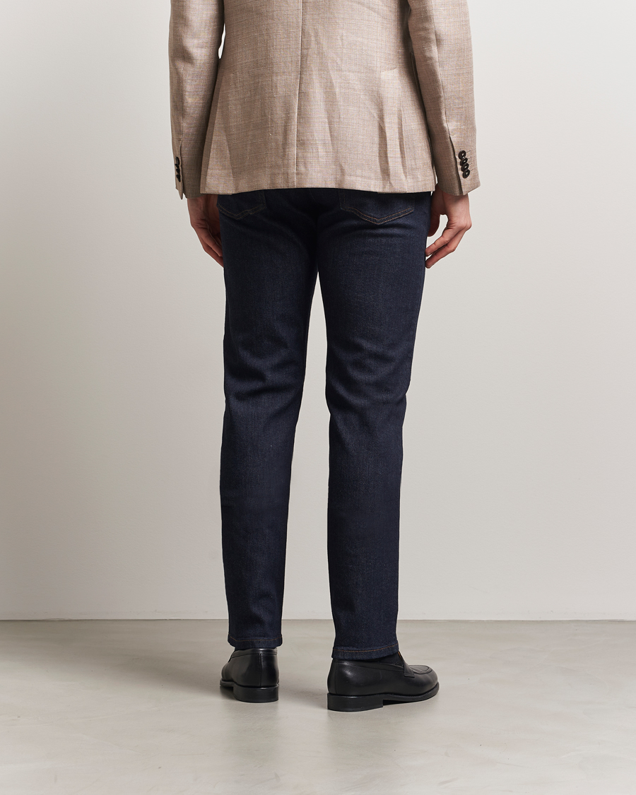 Uomini | Pantaloni | Zegna | 5-Pocket Denim Jeans Dark Rinse