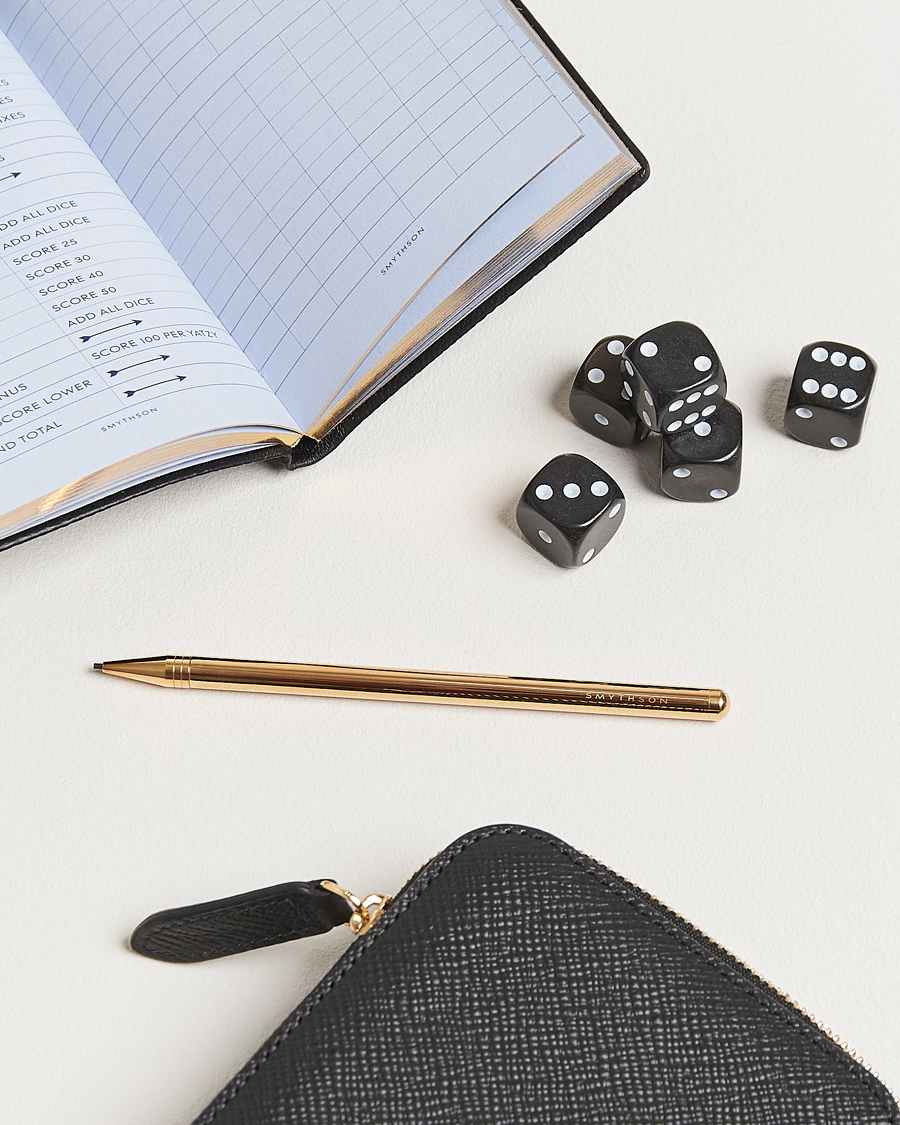 Uomini | Giochi | Smythson | Panama Yatzy Set Black