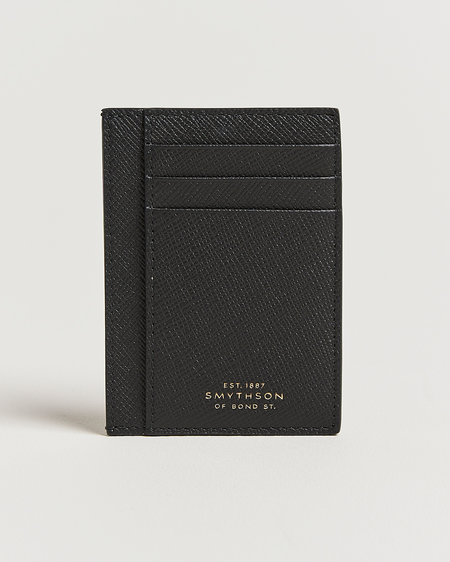 Uomini | Portafogli | Smythson | Panama 773 Cardholder Black