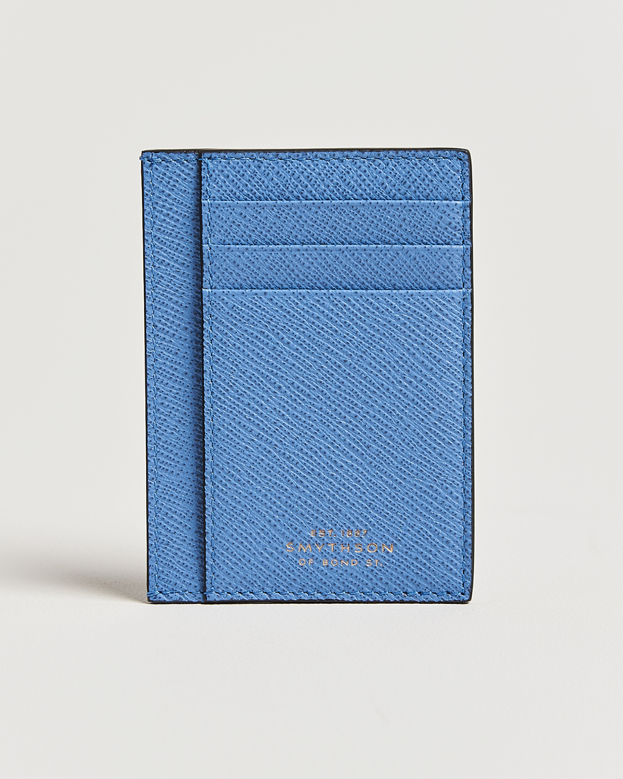 Uomini | Portafogli | Smythson | Panama 773 Cardholder Nile Blue