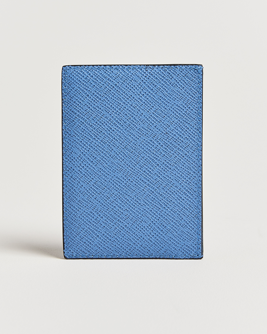 Uomini | Portafogli | Smythson | Panama 773 Cardholder Nile Blue