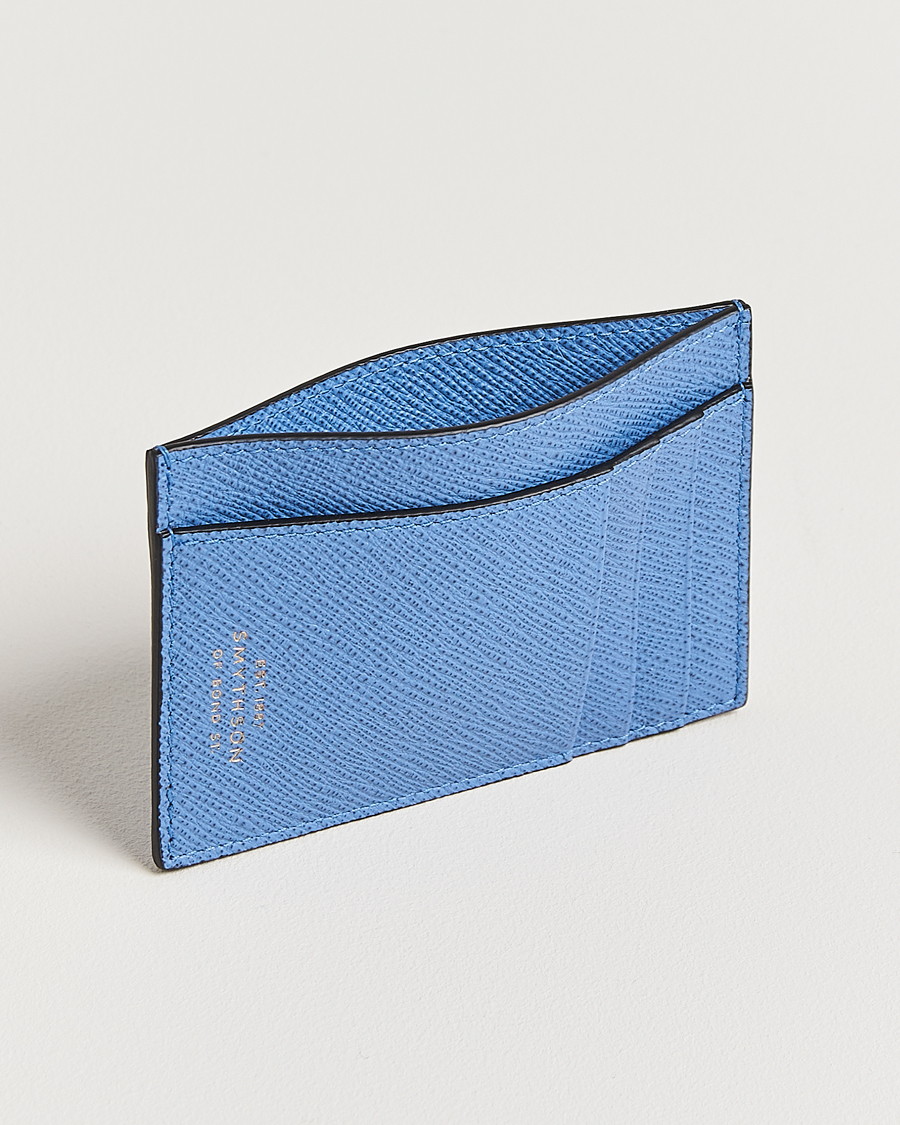 Uomini | Portafogli | Smythson | Panama 773 Cardholder Nile Blue