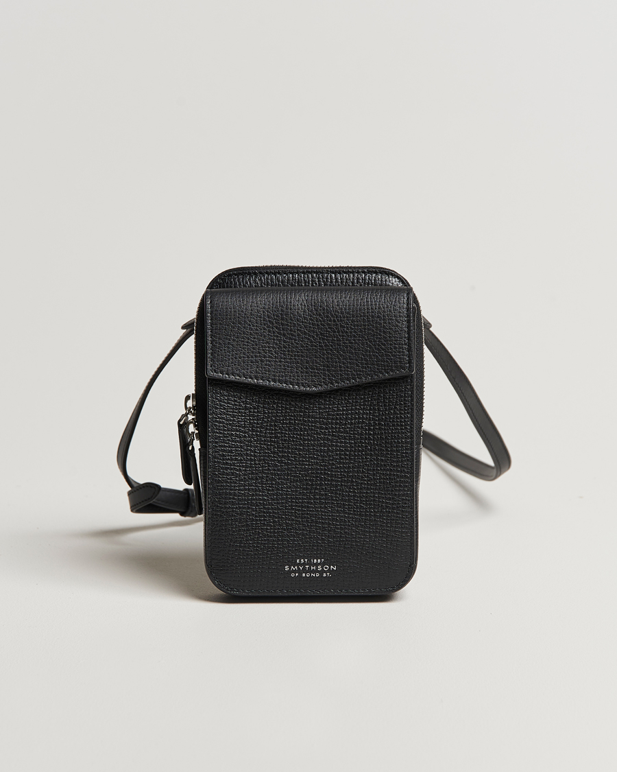 Uomini | Borse | Smythson | Ludlow Crossbody Pouch Black