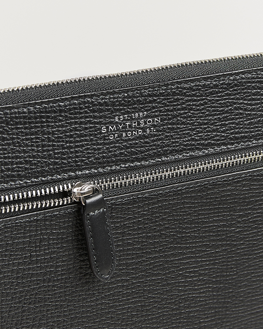 Uomini | Borse | Smythson | Ludlow Flat Organiser Pouch Black