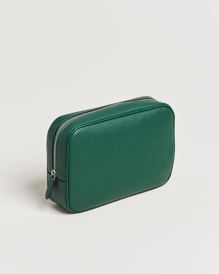 Uomini | Smythson Panama Organiser Tech Pouch Forest Green | Smythson | Panama Organiser Tech Pouch Forest Green