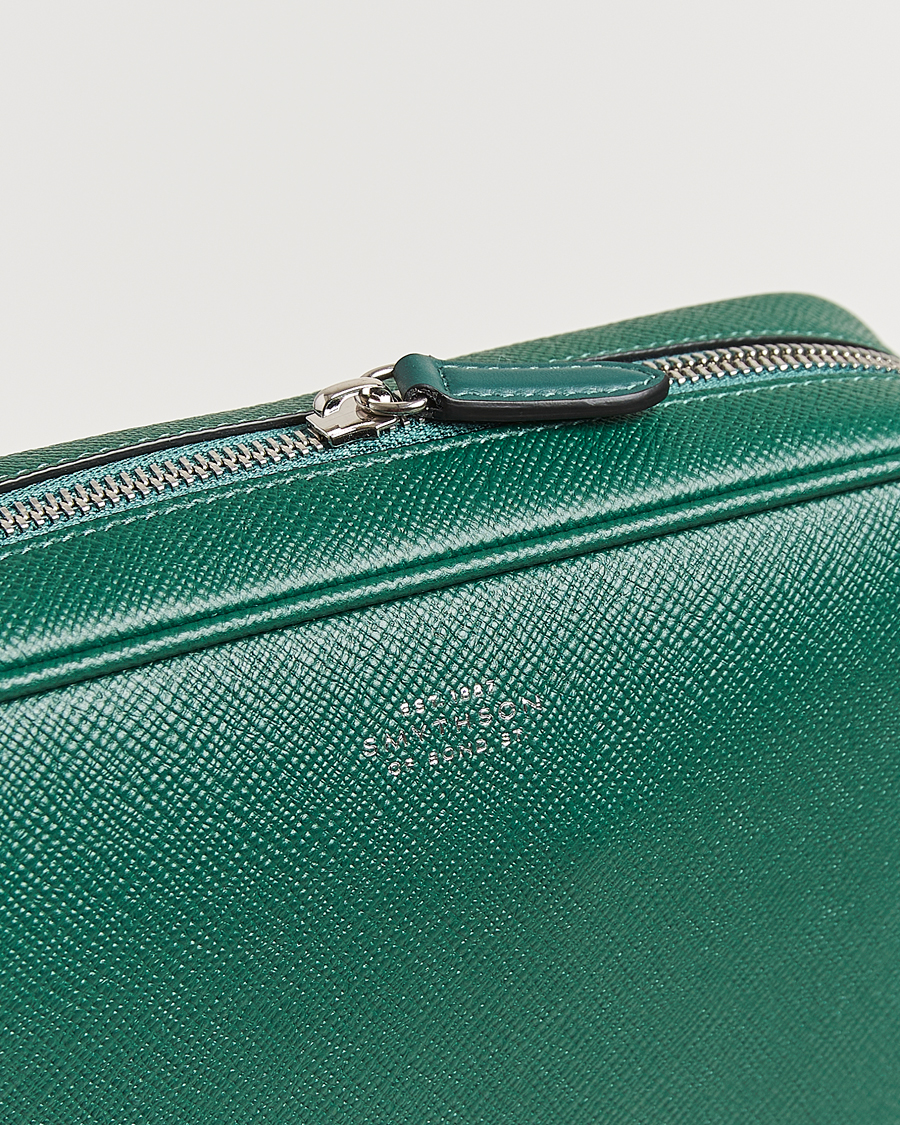 Uomini | Smythson Panama Organiser Tech Pouch Forest Green | Smythson | Panama Organiser Tech Pouch Forest Green