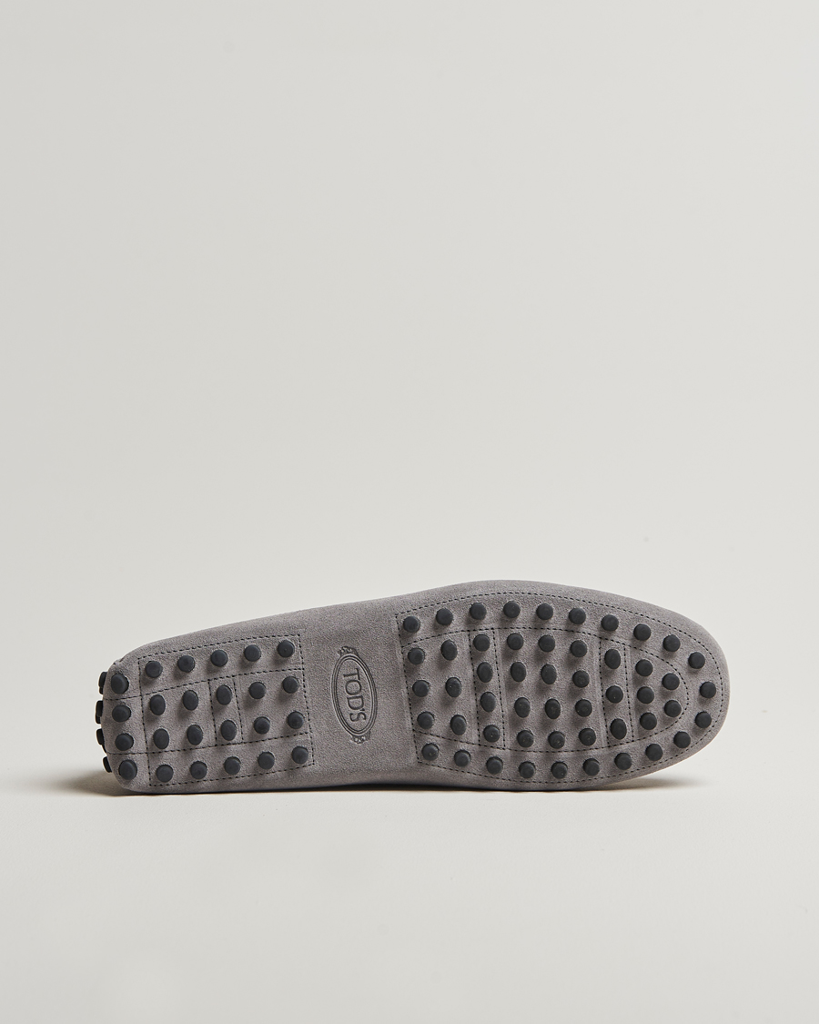 Uomini | Tod's Gommino Carshoe Grey Suede | Tod's | Gommino Carshoe Grey Suede