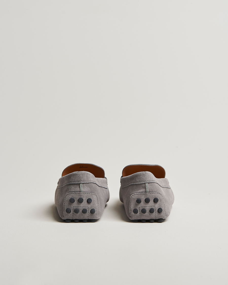 Uomini | Tod's Gommino Carshoe Grey Suede | Tod's | Gommino Carshoe Grey Suede