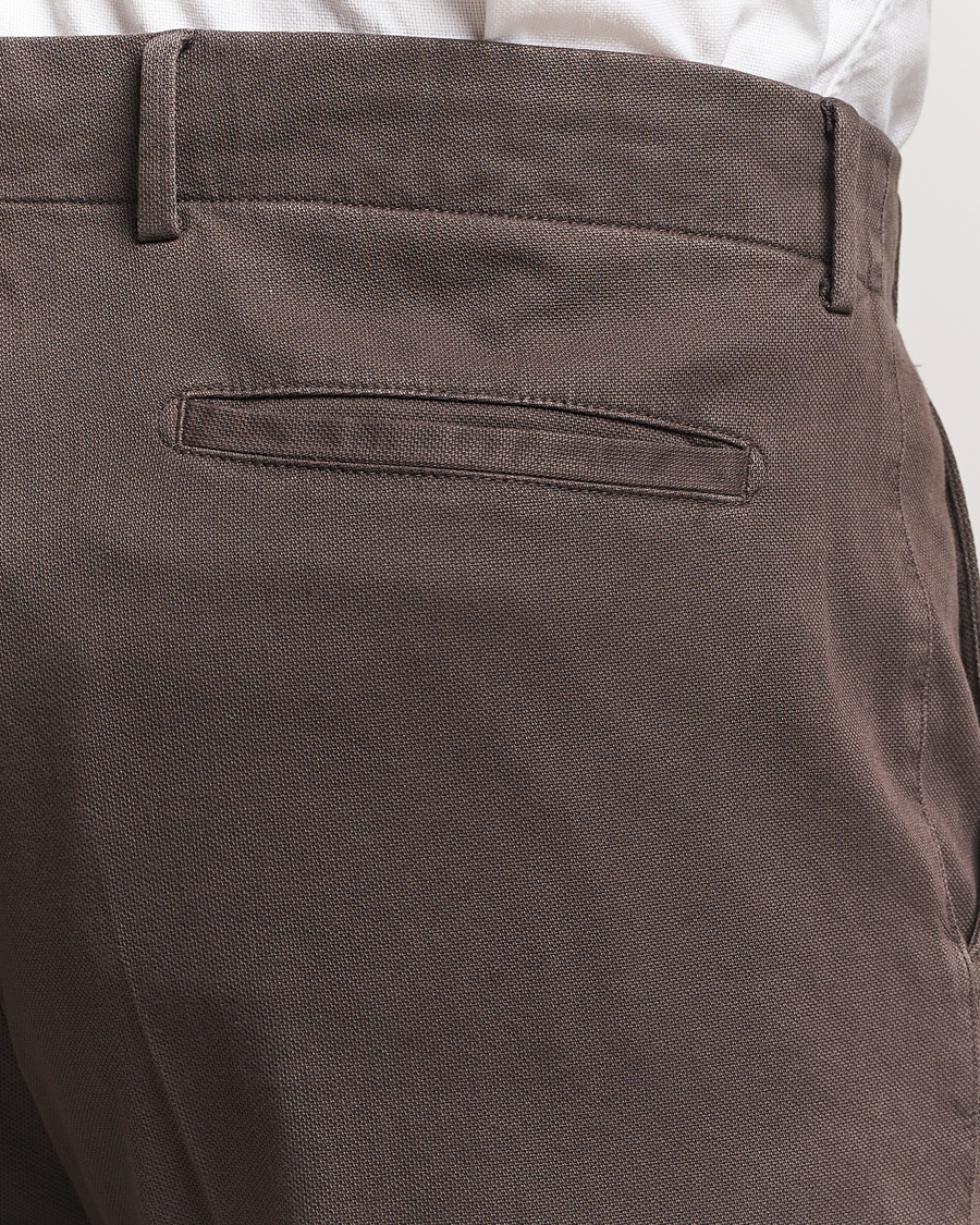 Uomini | Pantaloni | Boglioli | Regular Fit Cotton Chinos Brown
