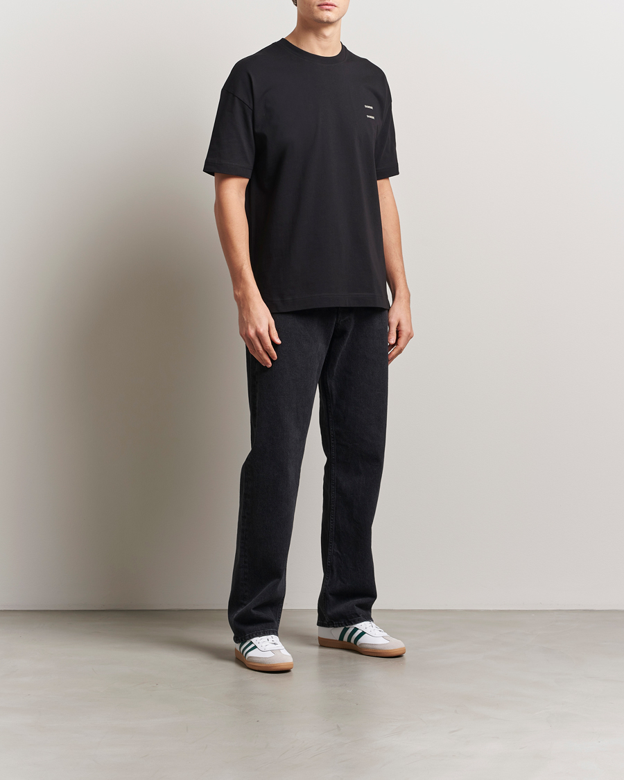 Uomini | T-shirt | Samsøe Samsøe | Joel Organic Cotton T-Shirt Black