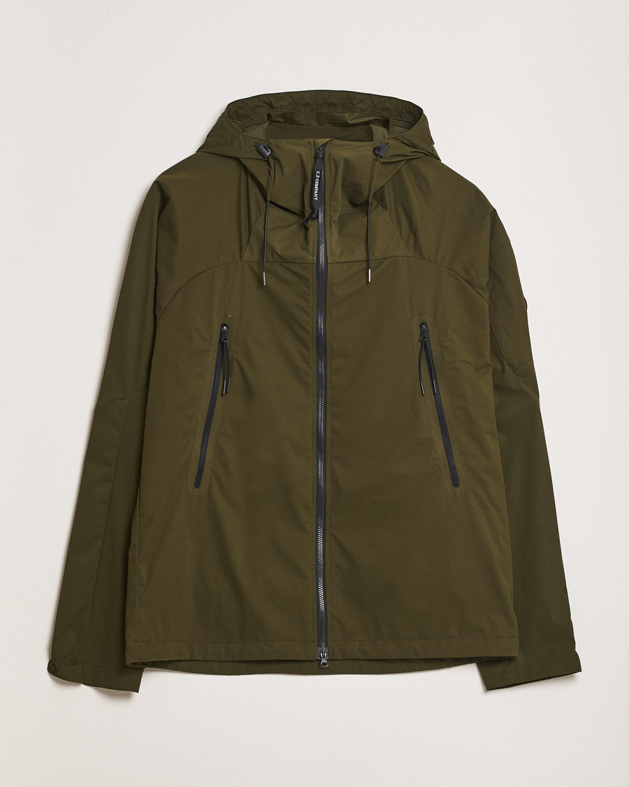 Uomini | Giacche | C.P. Company | Pro-Tek Lens Hooded Jacket Olive