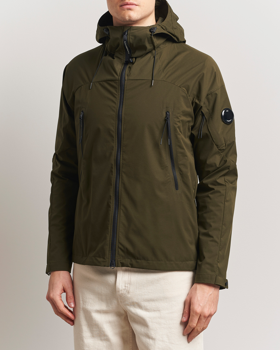 Uomini | Giacche | C.P. Company | Pro-Tek Lens Hooded Jacket Olive