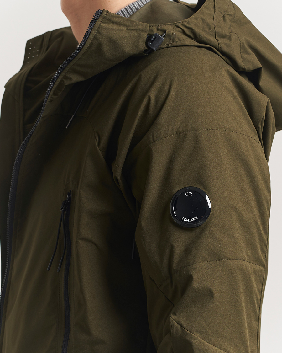 Uomini | Giacche | C.P. Company | Pro-Tek Lens Hooded Jacket Olive