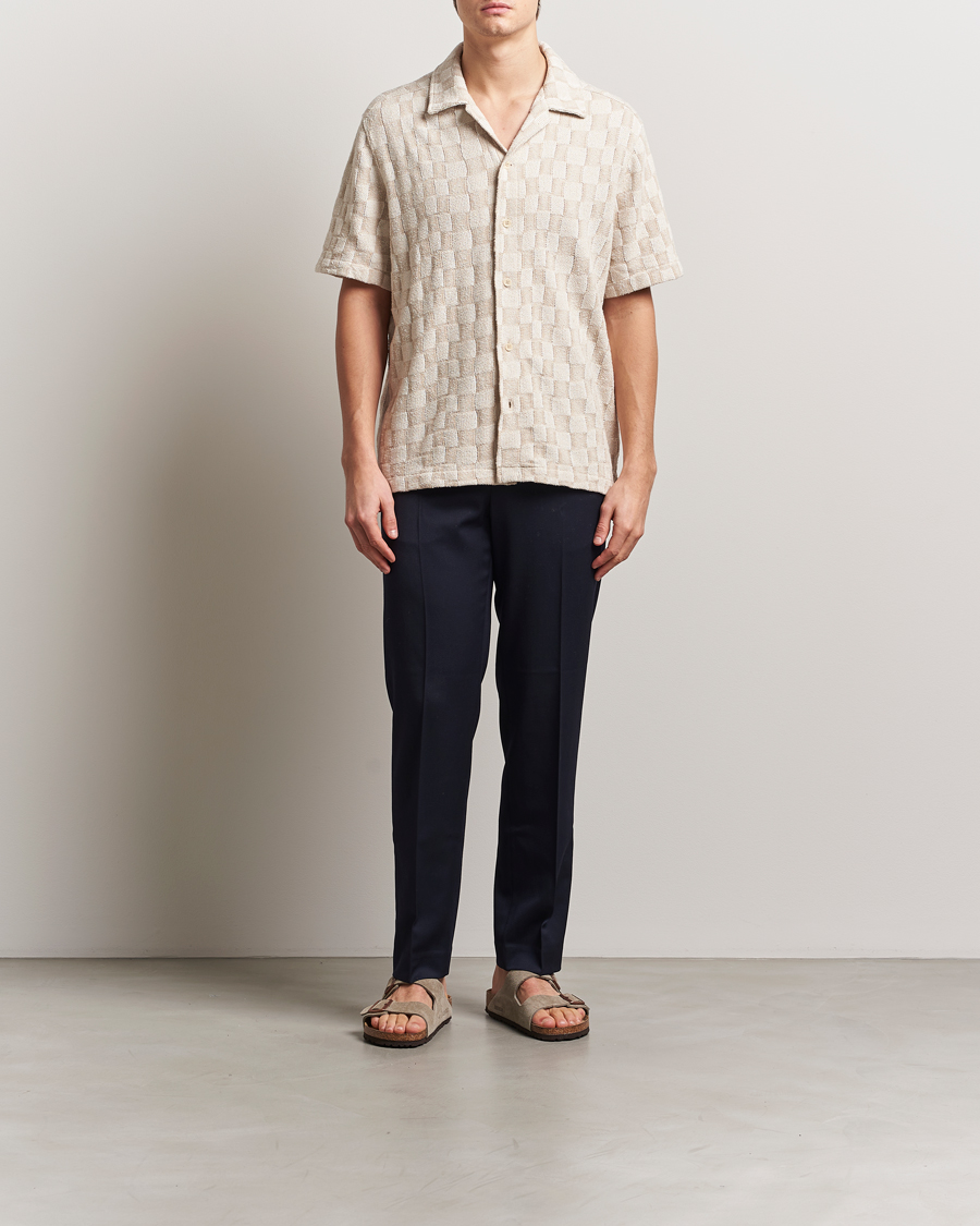Uomini | Camicie | J.Lindeberg | Torpa Resort Jersey Shirt Moonbeam