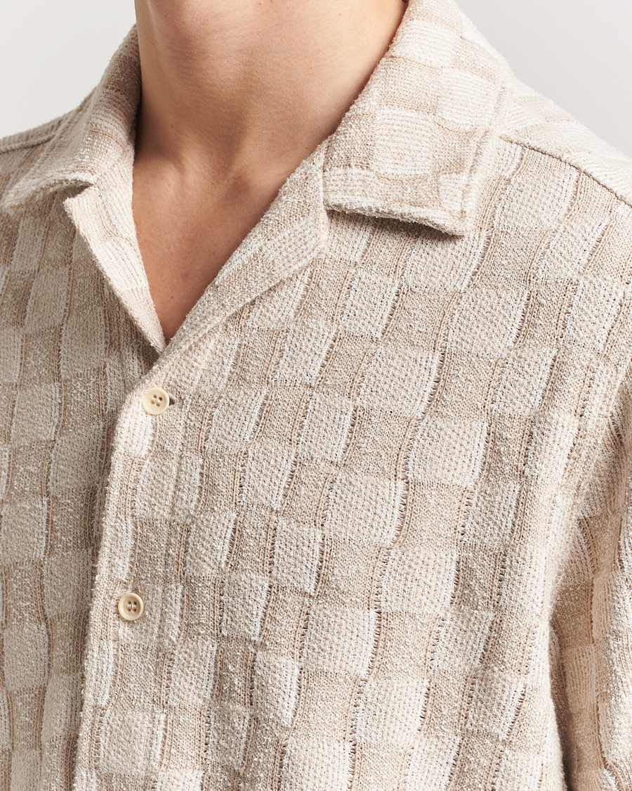 Uomini | Camicie | J.Lindeberg | Torpa Resort Jersey Shirt Moonbeam
