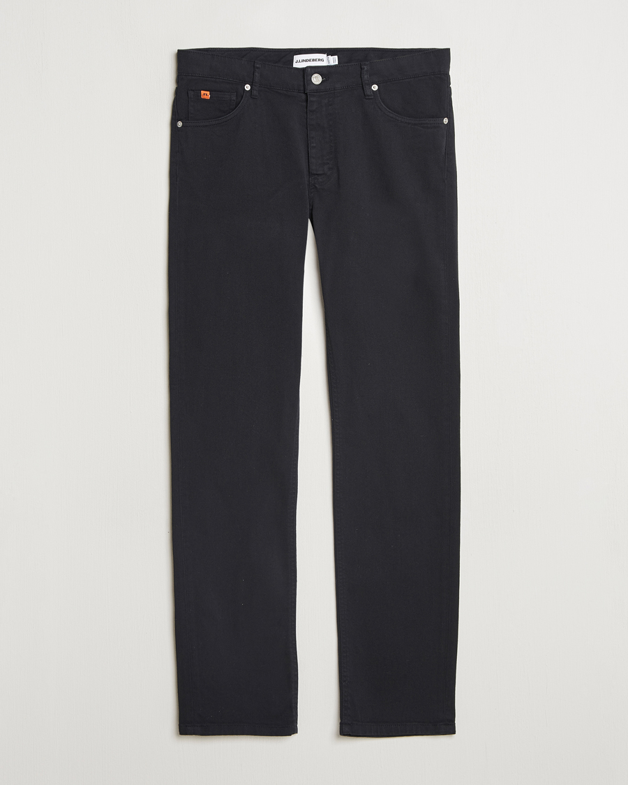 Uomini | Pantaloni | J.Lindeberg | Jax Left Hand Twill Jeans Black