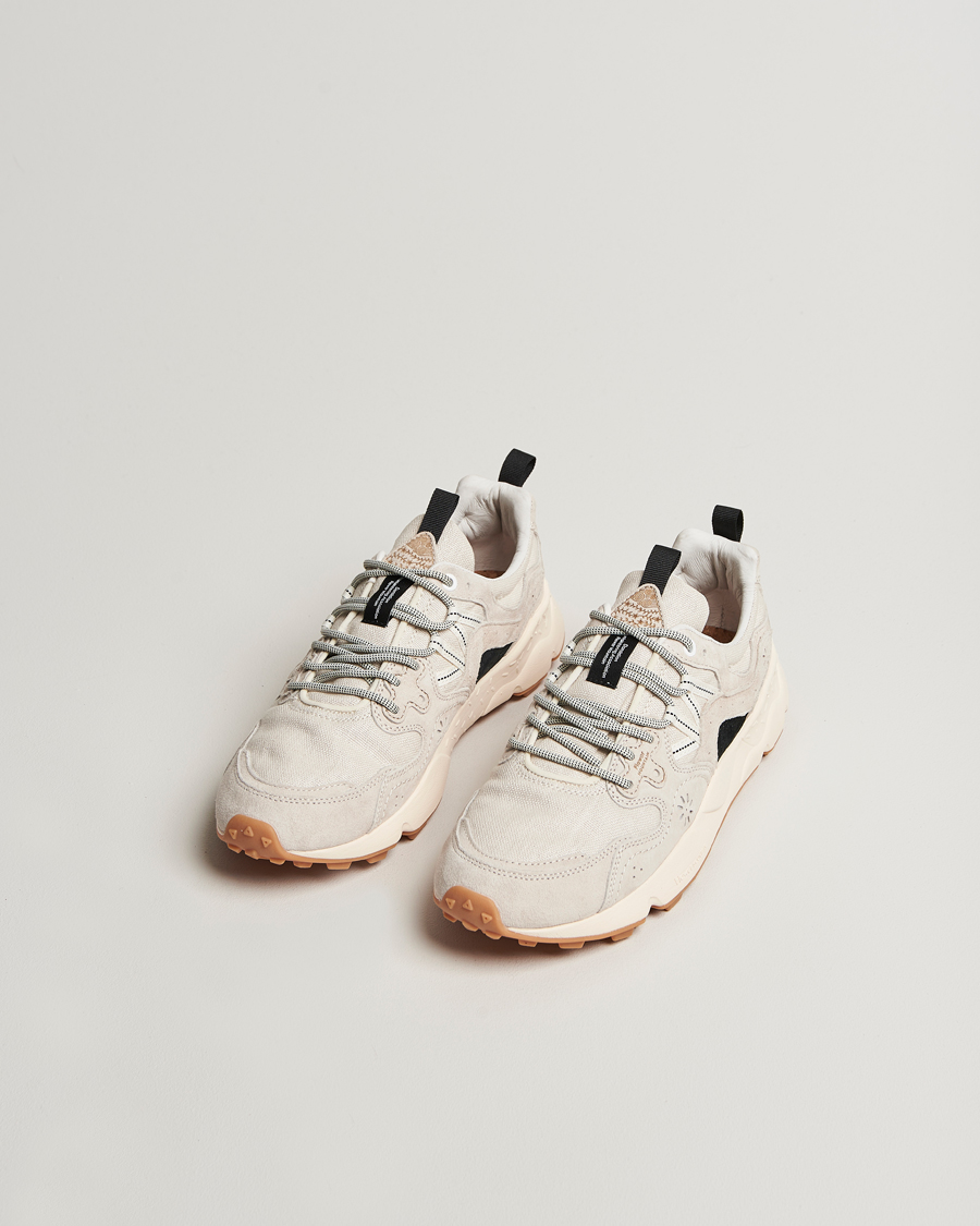 Uomini | Sneakers | Flower Mountain | Yamano 3 Suede/Nylon Sneaker Beige