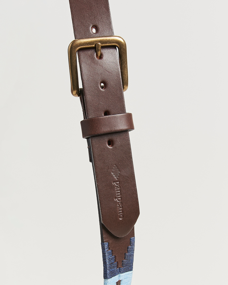 Uomini | Cinture | Pampeano | Multi Hand Stitched Classic Leather Belt 3,5cm