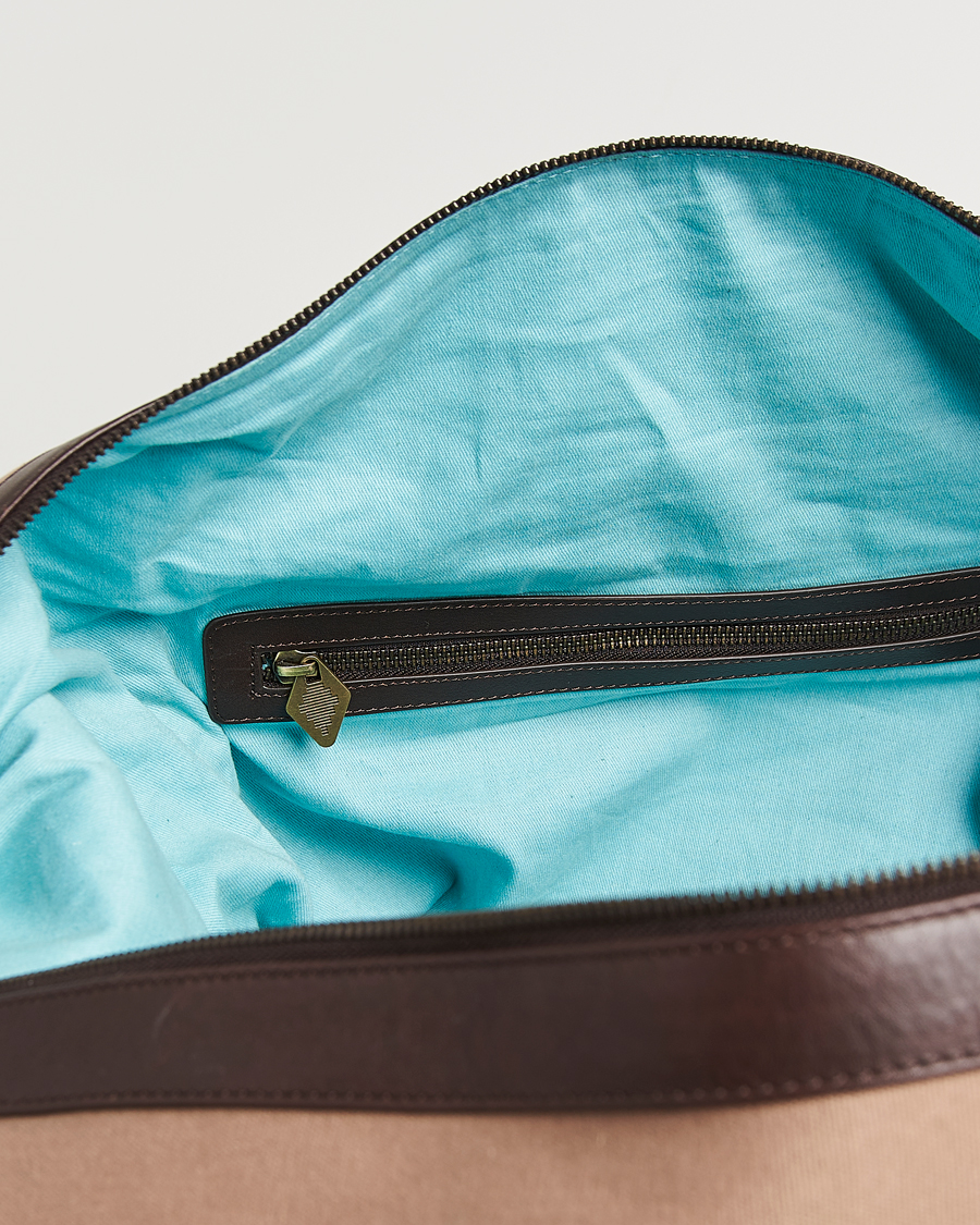 Uomini | Borse | Pampeano | Cabballero Large Canvas Weekend Bag Khaki