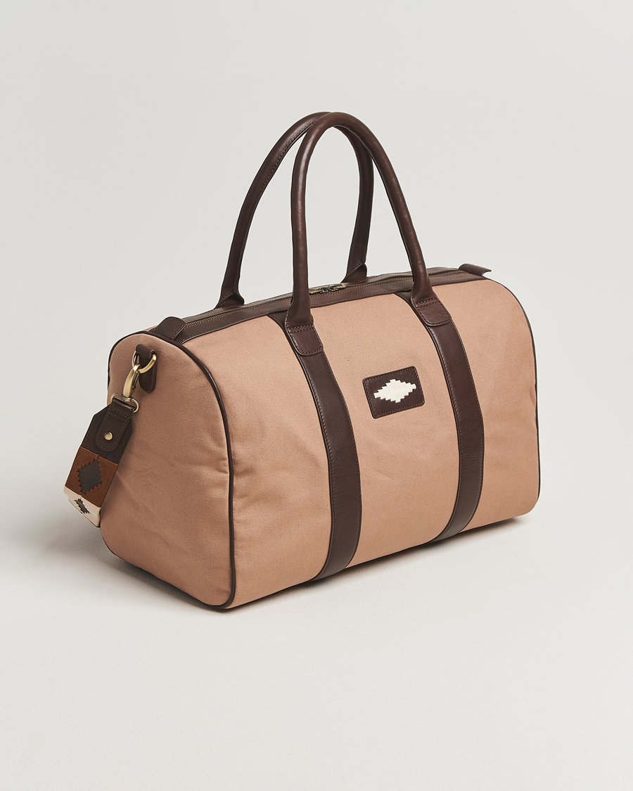 Uomini | Borse | Pampeano | Varon Small Canvas Weekend Bag Khaki