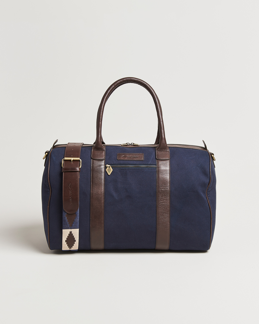Uomini | Borse | Pampeano | Varon Small Canvas Weekend Bag Navy