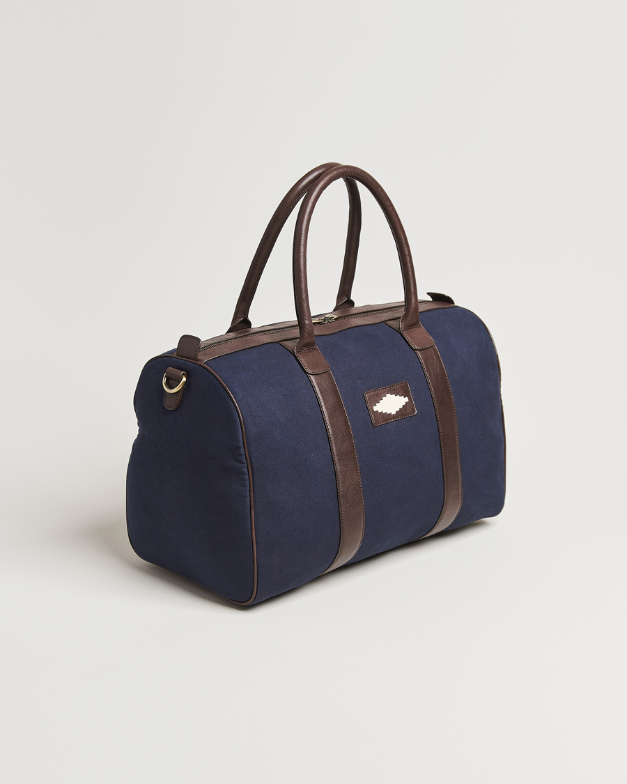 Uomini | Borse | Pampeano | Varon Small Canvas Weekend Bag Navy
