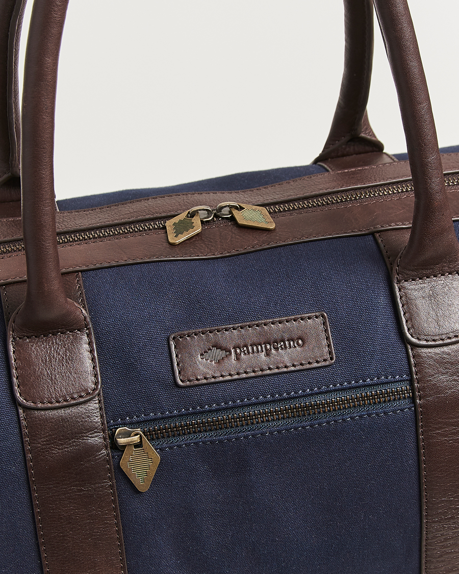 Uomini | Borse | Pampeano | Varon Small Canvas Weekend Bag Navy