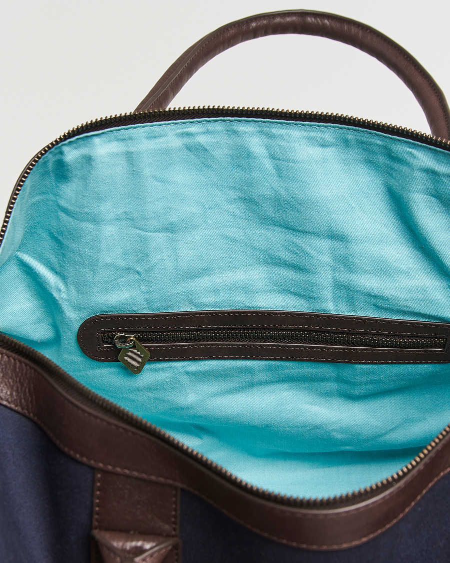 Uomini | Borse | Pampeano | Varon Small Canvas Weekend Bag Navy