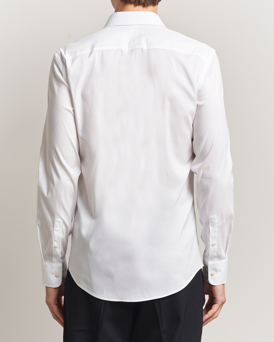 Uomini | Camicie | Tiger of Sweden | Adley Slim Fit Cut Away Shirt White