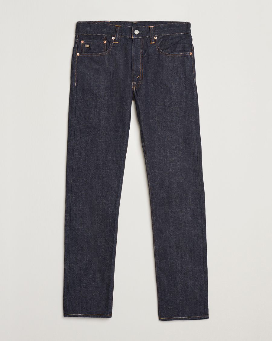 Uomini | Jeans | RRL | Slim Fit 5-Pocket Denim East/West Rinse