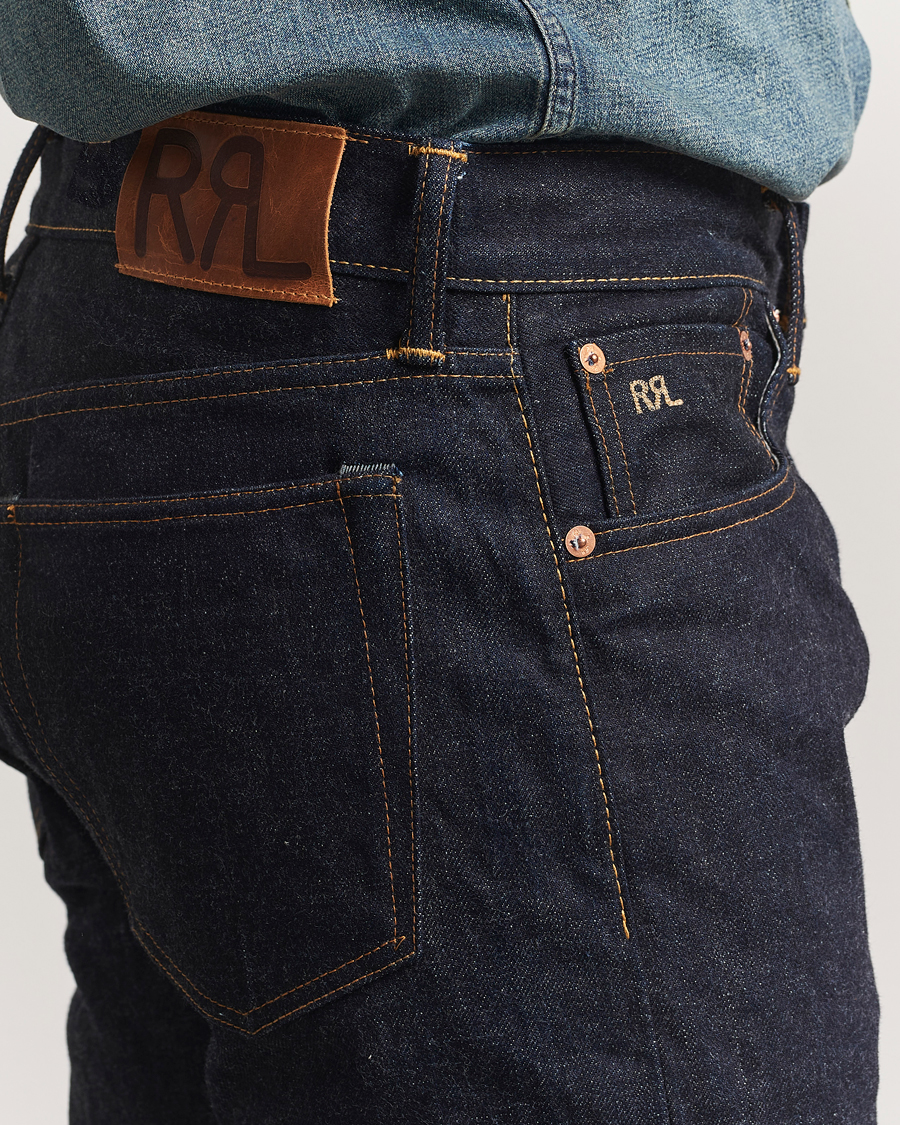 Uomini | Jeans | RRL | Slim Fit 5-Pocket Denim East/West Rinse