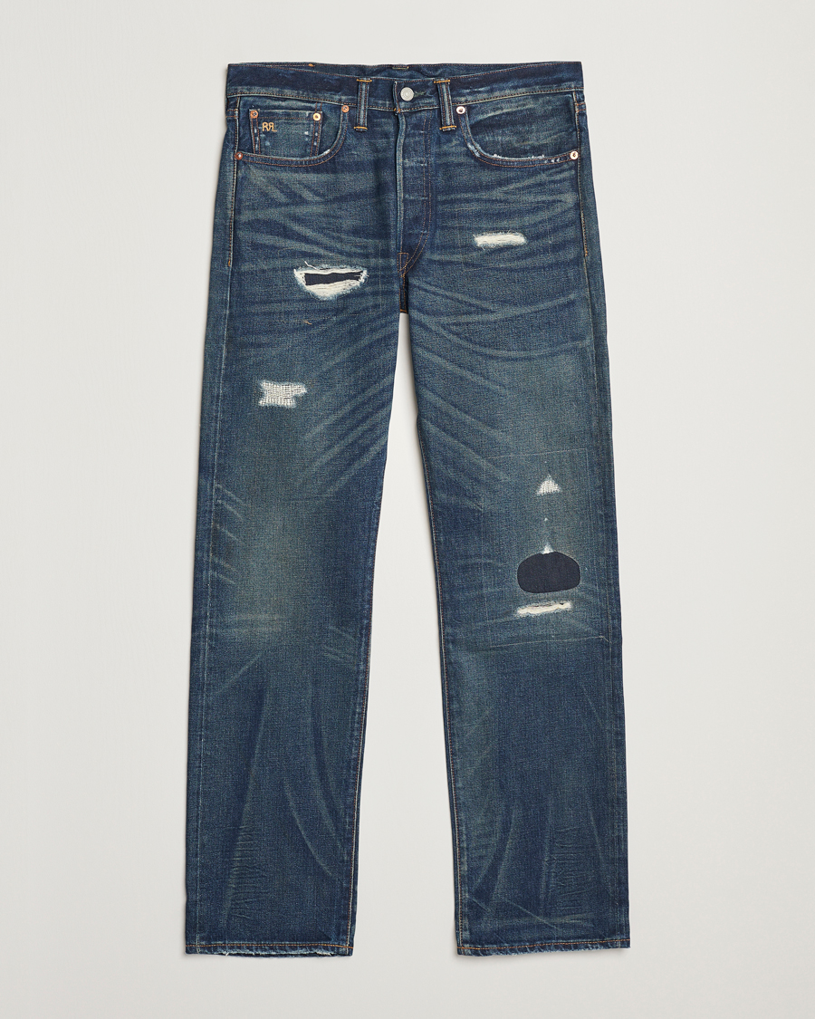 Uomini | Jeans | RRL | Straight Fit 5-Pocket Denim Hawley Wash