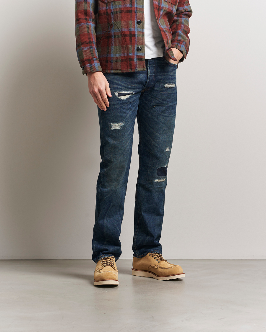 Uomini | Jeans | RRL | Straight Fit 5-Pocket Denim Hawley Wash