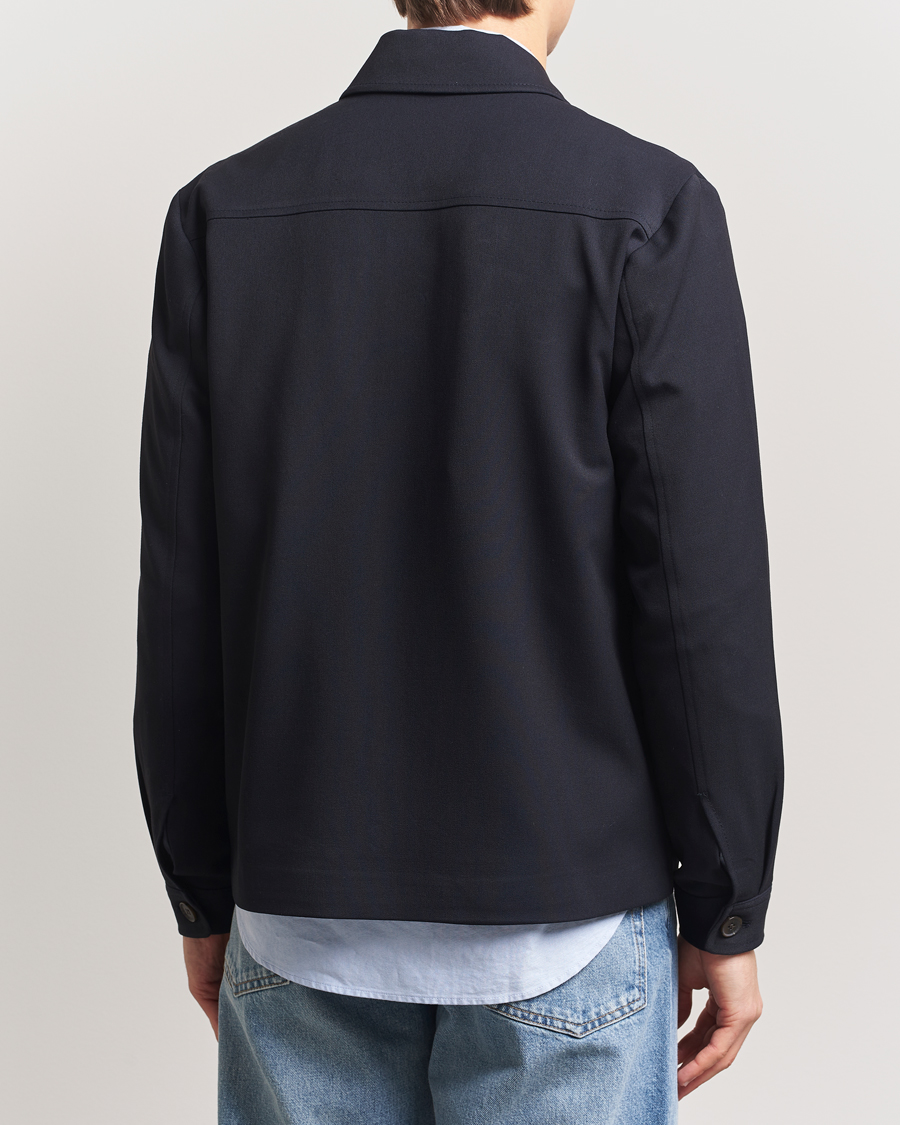 Uomini | Camicie | LES DEUX | Marsielle Hybrid Jacket Dark Navy