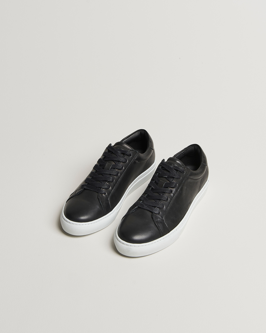 Uomini | Sneakers | LES DEUX | Theodor Leather Sneakers Black