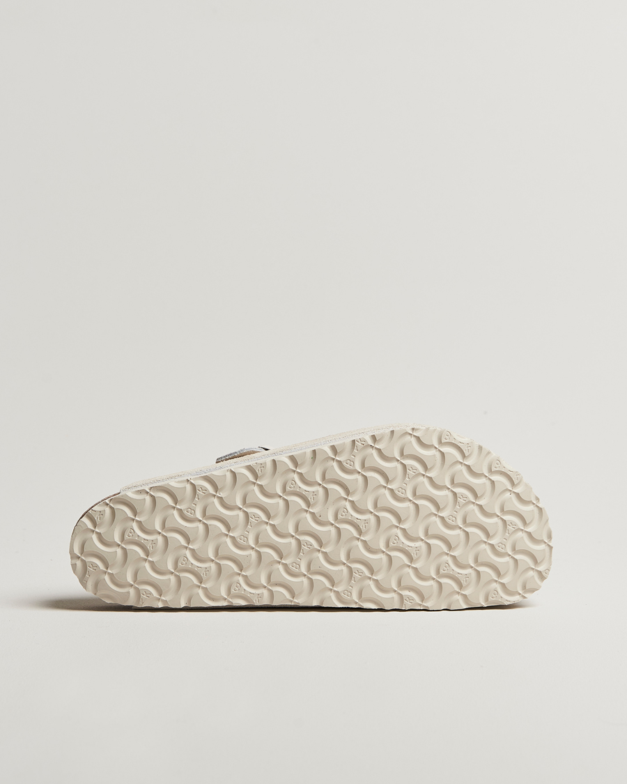 Uomini | BIRKENSTOCK Boston Soft Footbed Antique White Suede | BIRKENSTOCK | Boston Soft Footbed Antique White Suede