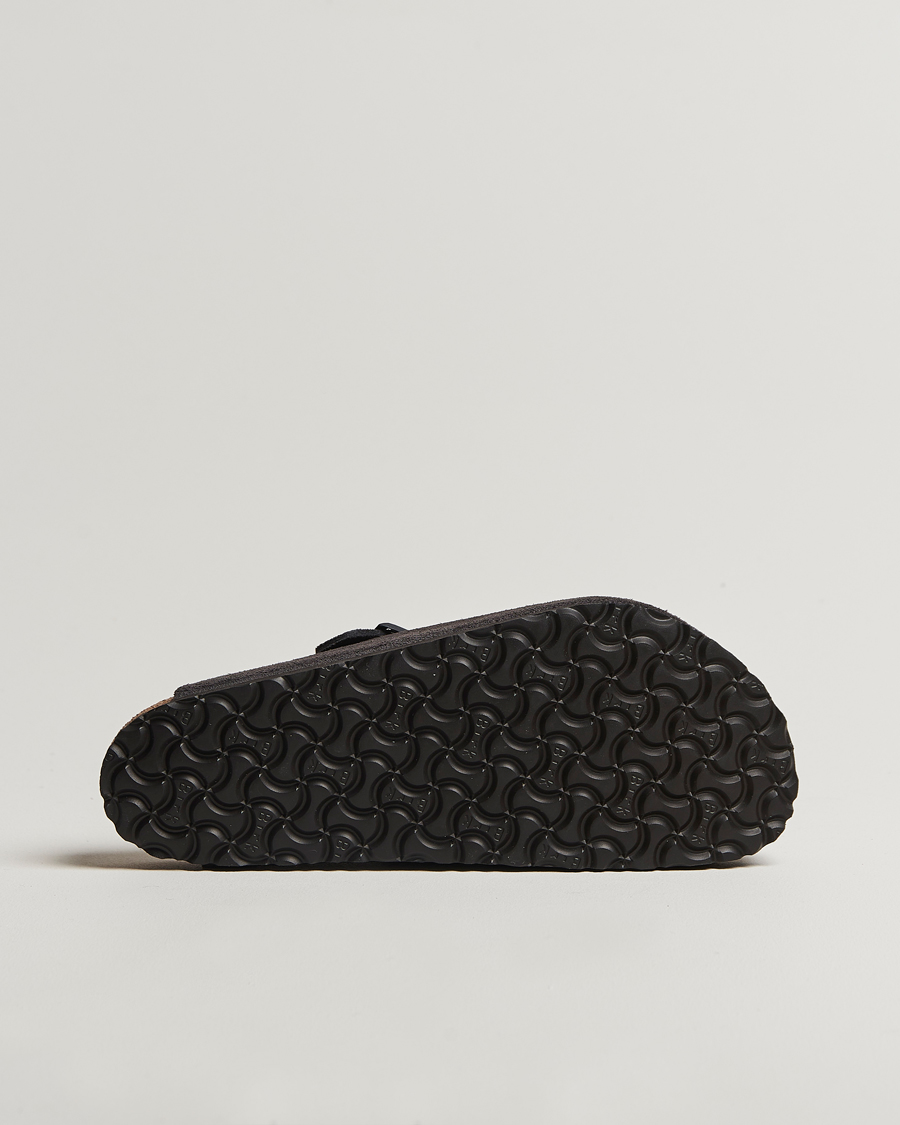 Uomini | BIRKENSTOCK Boston Classic Footbed Velvet Grey Suede | BIRKENSTOCK | Boston Classic Footbed Velvet Grey Suede