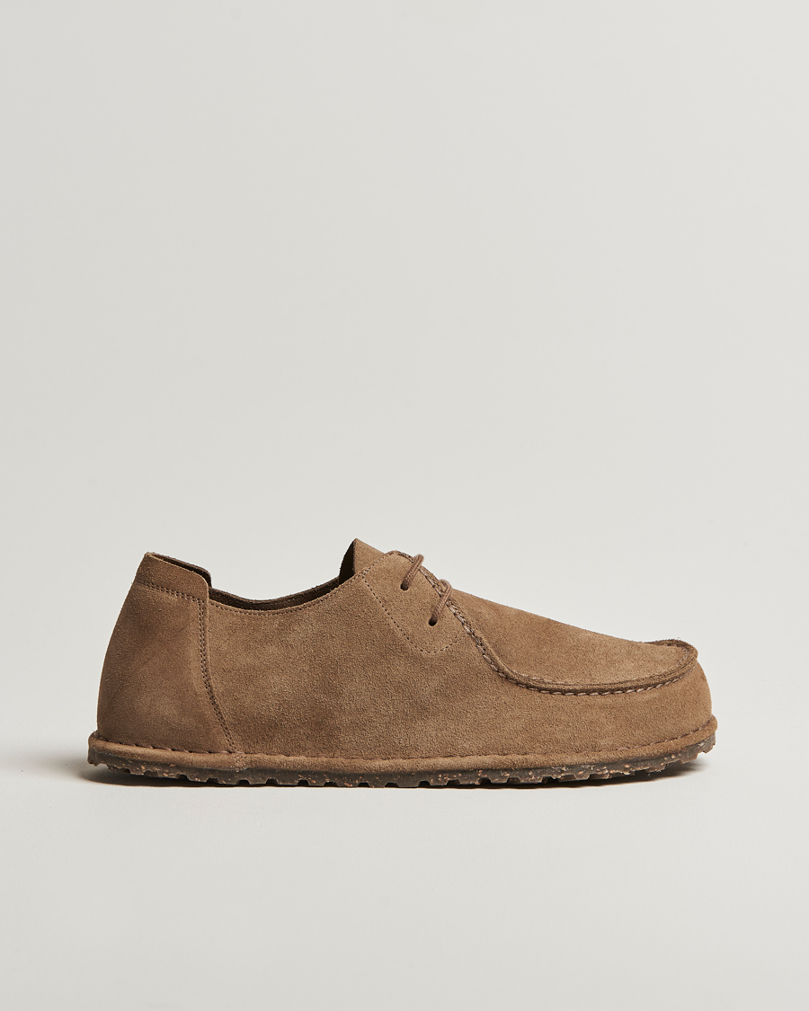 Uomini | Mocassini | BIRKENSTOCK | Utti Lace Suede Loafer Gray Taupe