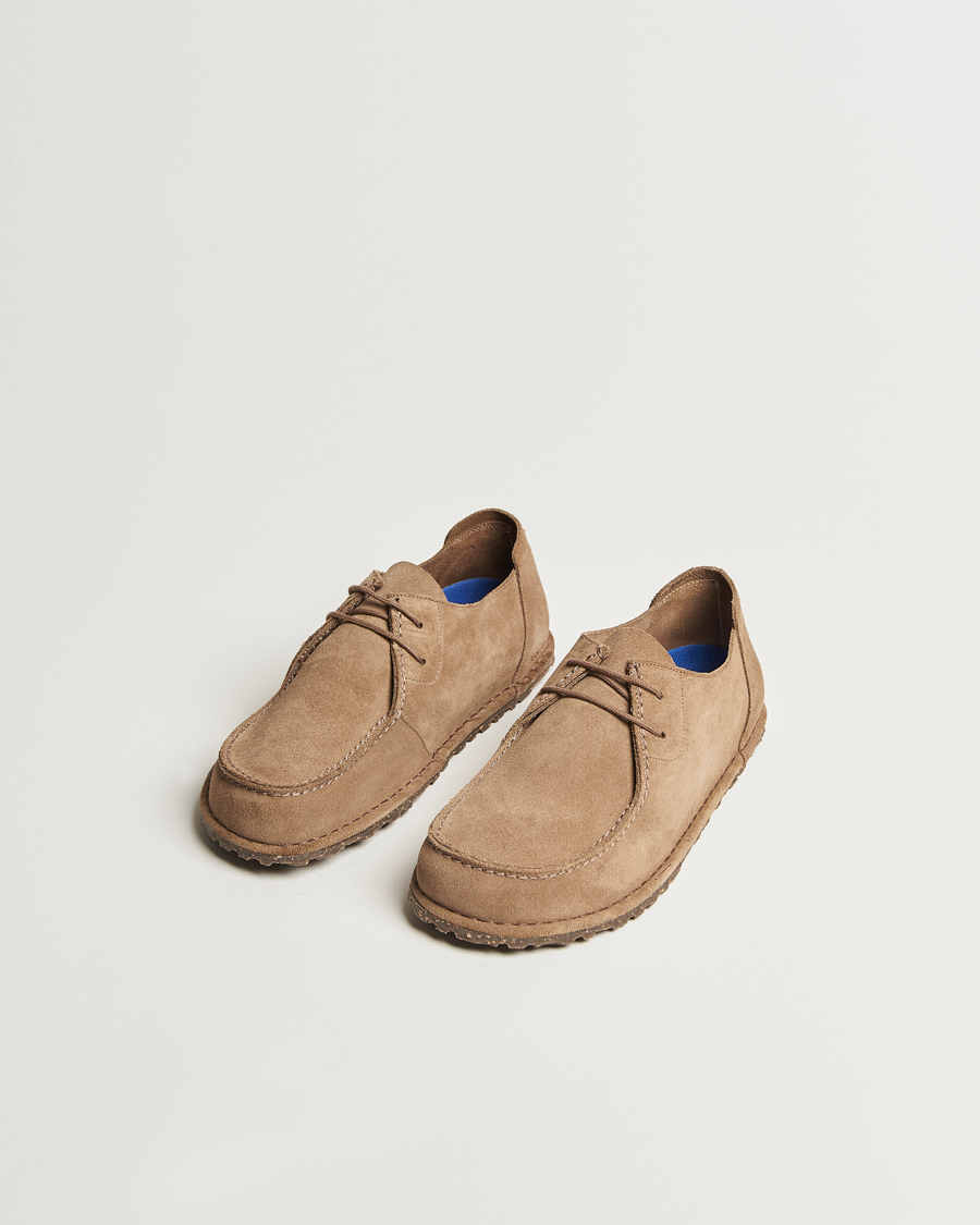 Uomini | Mocassini | BIRKENSTOCK | Utti Lace Suede Loafer Gray Taupe