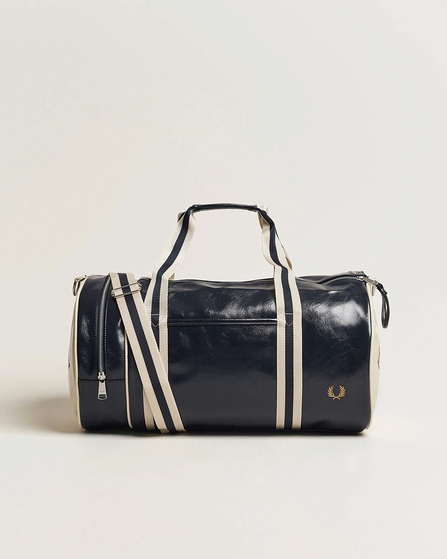Uomini | Borse | Fred Perry | Classic Barrel Bag Navy/Ecru