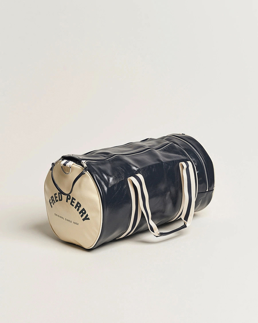 Uomini | Borse | Fred Perry | Classic Barrel Bag Navy/Ecru