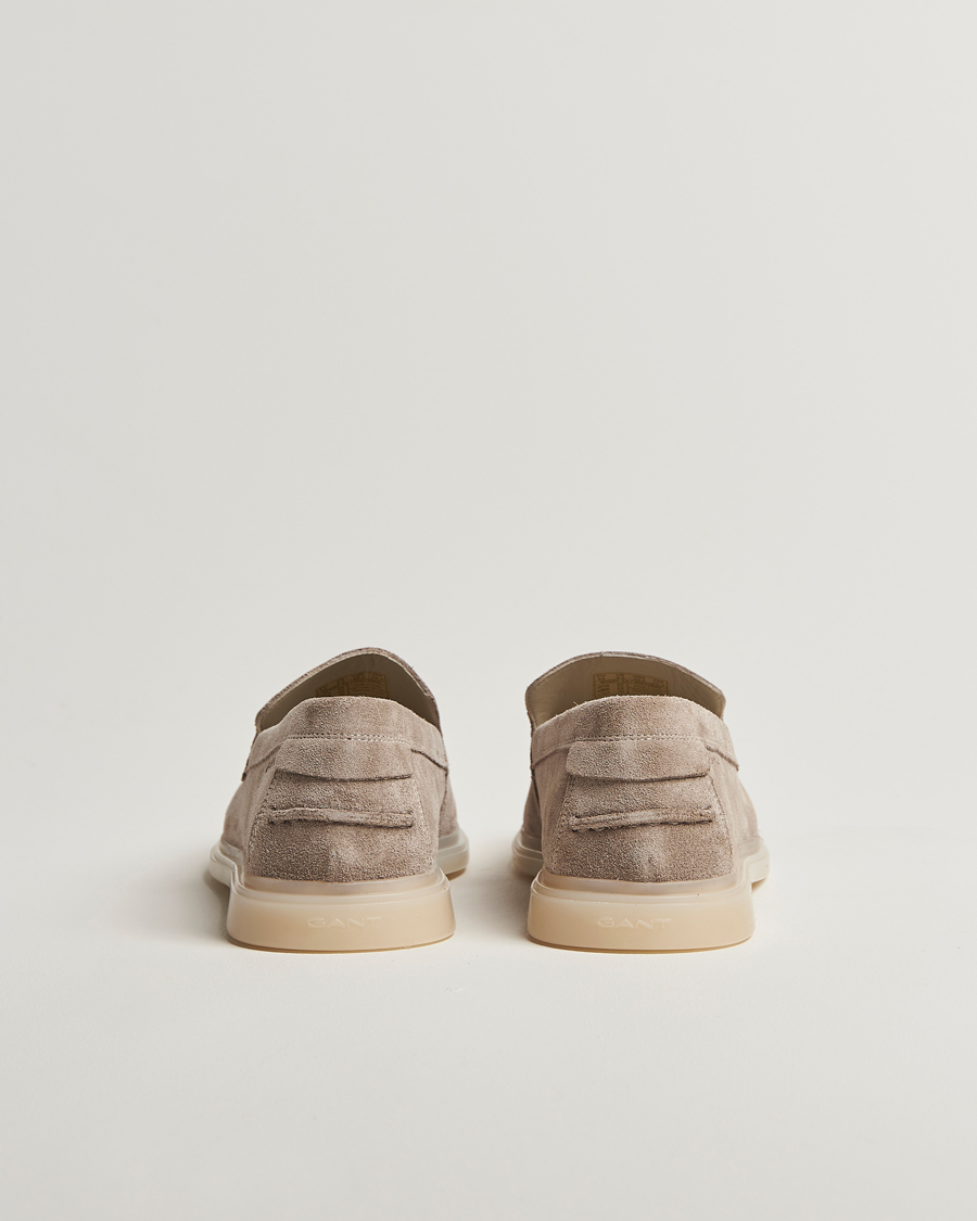 Uomini | GANT Boery Suede Loafer Taupe | GANT | Boery Suede Loafer Taupe